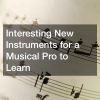 Interesting New Instruments for a Musical Pro to Learn