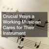 Crucial Ways a Working Musician Cares for Their Instrument